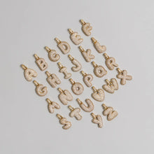 Load image into Gallery viewer, The Lucky Charms Club Bubble Letter Pendant Charm
