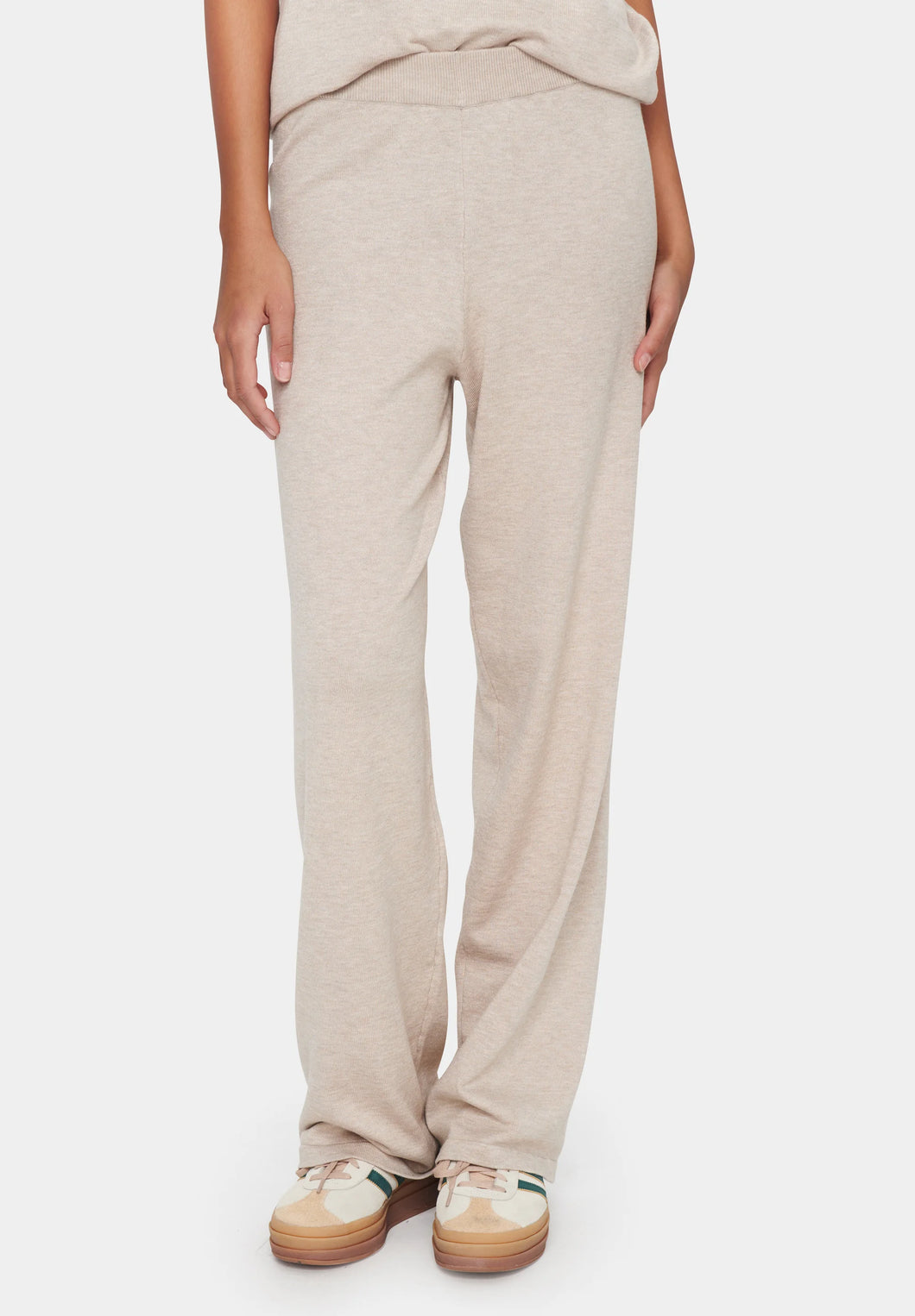 Saint Tropez MilaSZ Trousers - Doeskin Melange