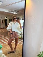 Load image into Gallery viewer, Lace Trim Shorts - Pink
