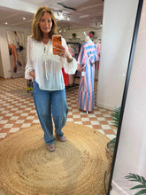 Load image into Gallery viewer, Saint Tropez PinucciaSZ Blouse - Seedpearl
