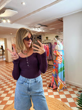 Load image into Gallery viewer, Pieces Pckitte Ribbed Top - Winetasting
