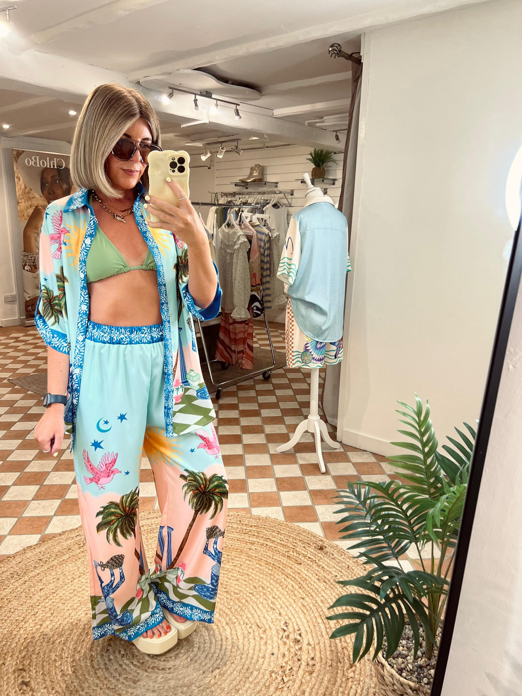 Lindos Shirt & Trousers Co-Ord Set