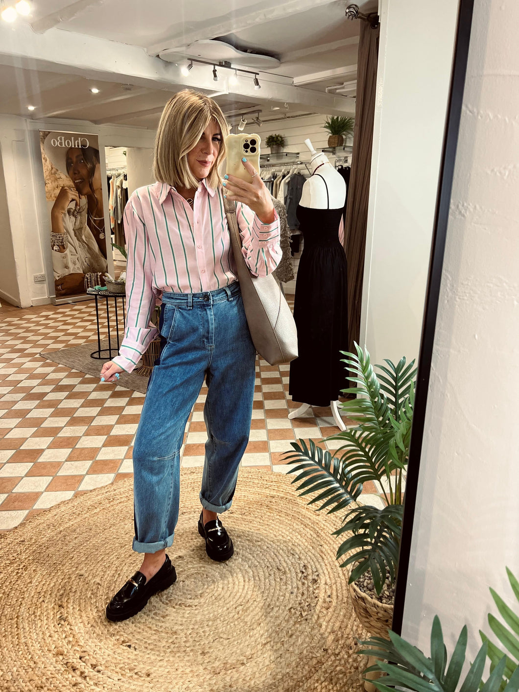 Numph Nujoni Shirt - Roseate Spoonbill