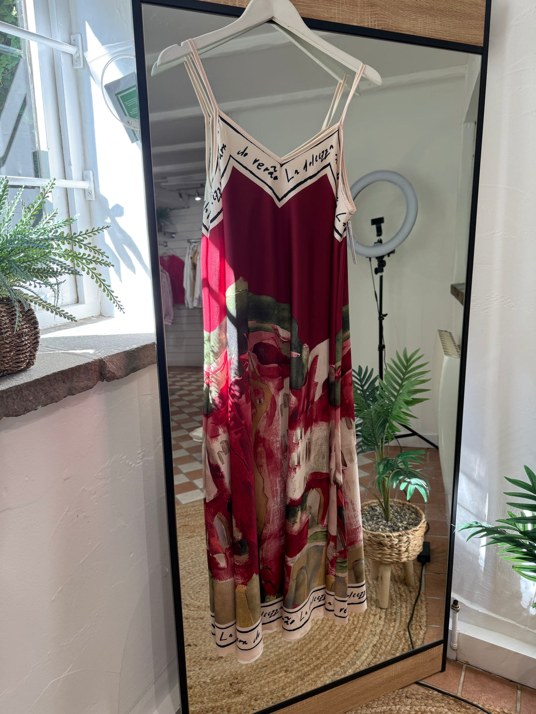 Island Dress - Burgundy