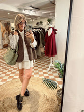 Load image into Gallery viewer, Fransa Frkerra Top - Beige Stripe

