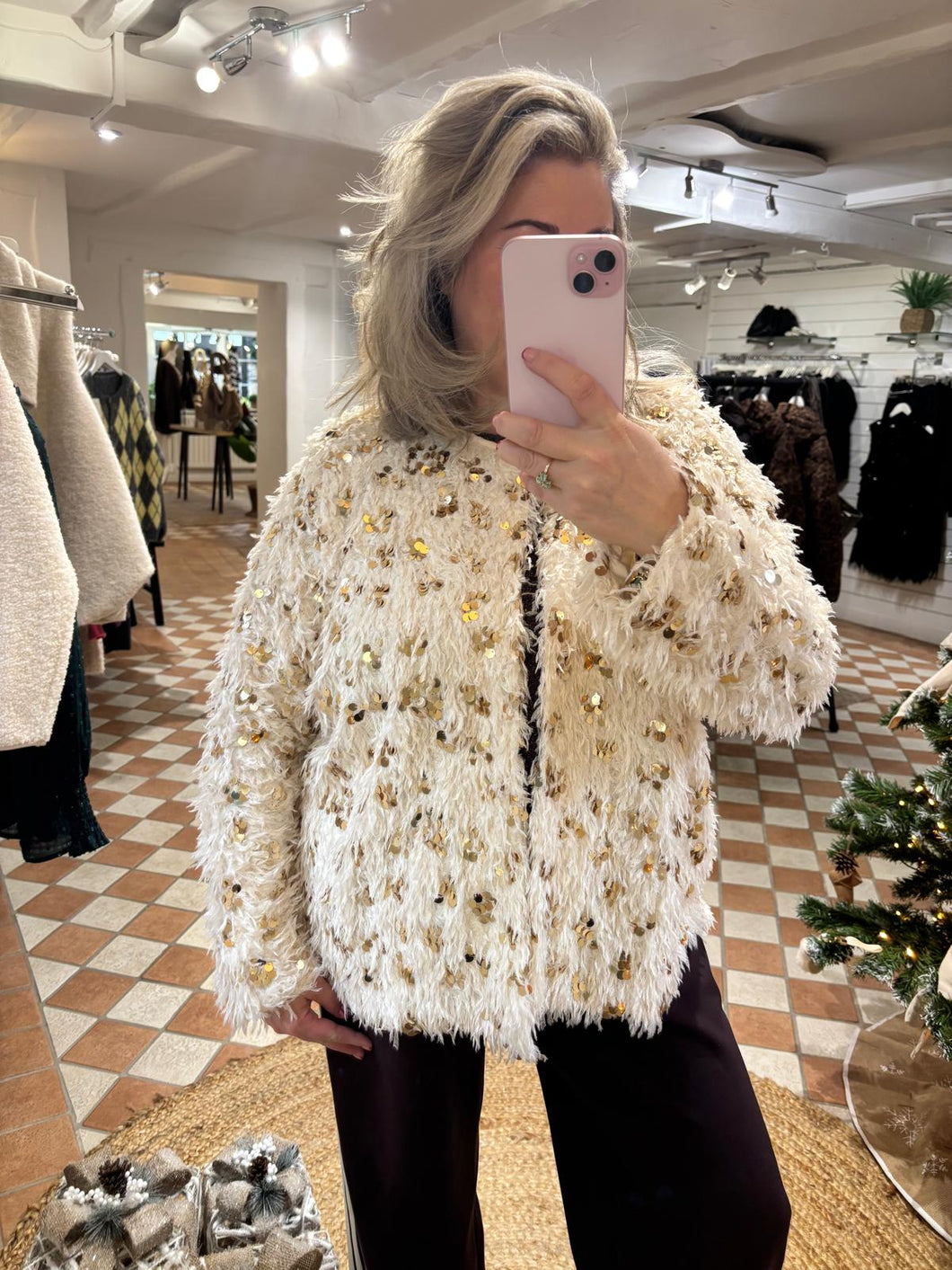 Whisper Jacket - Cream / Gold