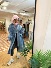 Load image into Gallery viewer, Lavish Trench Coat - Denim
