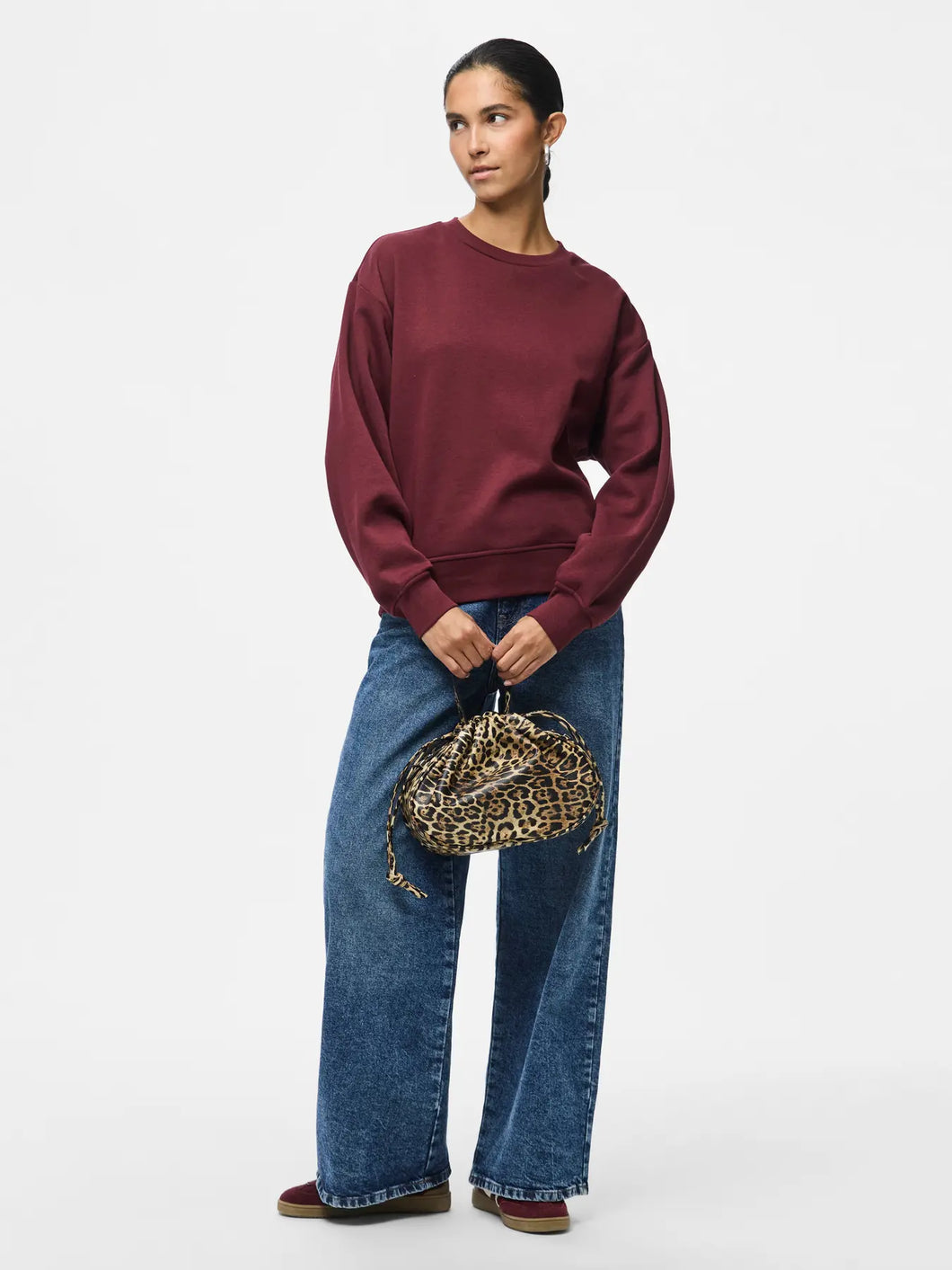 Pieces Pcchilli Sweat - Tawny Port