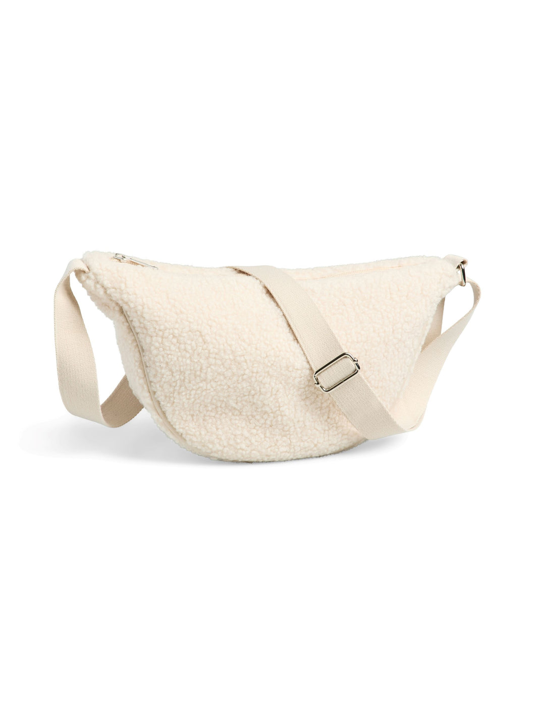 Pieces Pcamanda Teddy Crossbody Bag - Stone