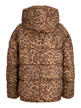 Load image into Gallery viewer, JJXX JXana Leopard Puffa Coat
