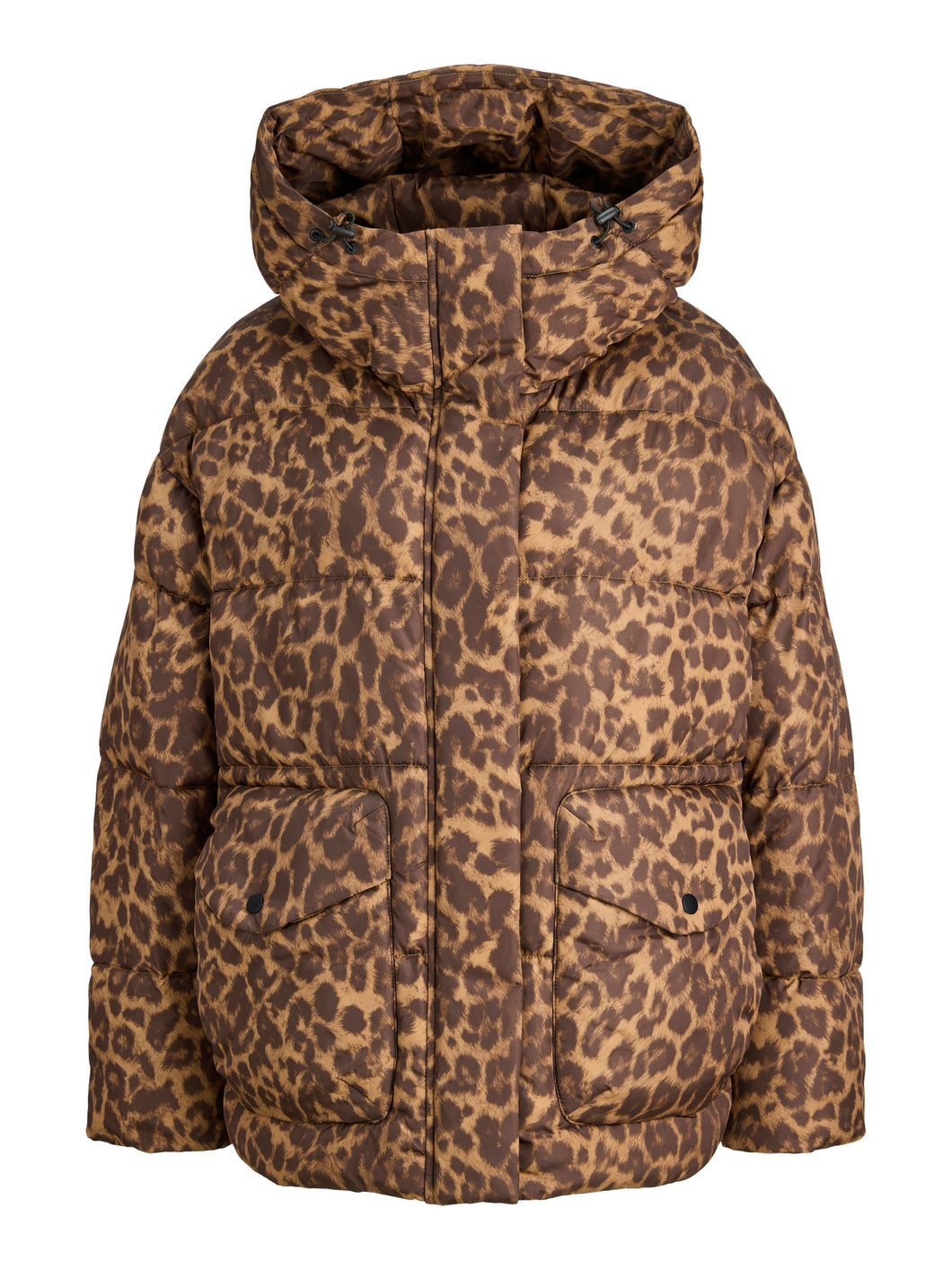 JJXX JXana Leopard Puffa Coat