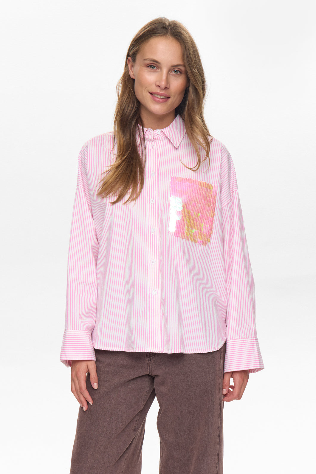 Numph Nudarmi Shirt - Pink