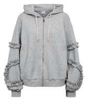 Load image into Gallery viewer, Numph Nusabby Hooded Sweat - Grey
