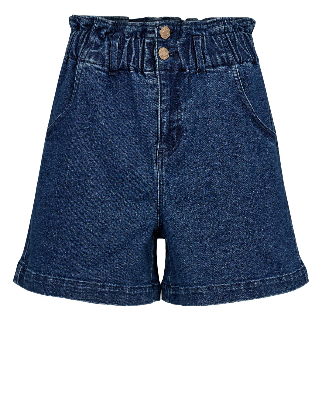 Numph Nululu Denim Shorts - Medium Blue Denim