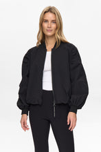 Load image into Gallery viewer, Numph Nubolina Bomber Jacket - Caviar
