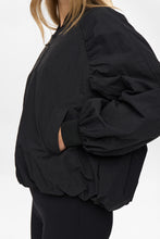 Load image into Gallery viewer, Numph Nubolina Bomber Jacket - Caviar
