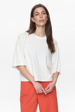 Load image into Gallery viewer, Numph Nuhabana Tee - Cloud Dancer
