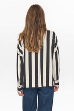 Load image into Gallery viewer, Numph Numinzu Stripe Shirt - Caviar
