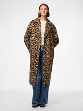 Load image into Gallery viewer, Pieces Pcjili Leopard Long Coat
