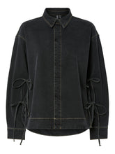 Load image into Gallery viewer, Pieces Pcmathea Curved Denim Shirt
