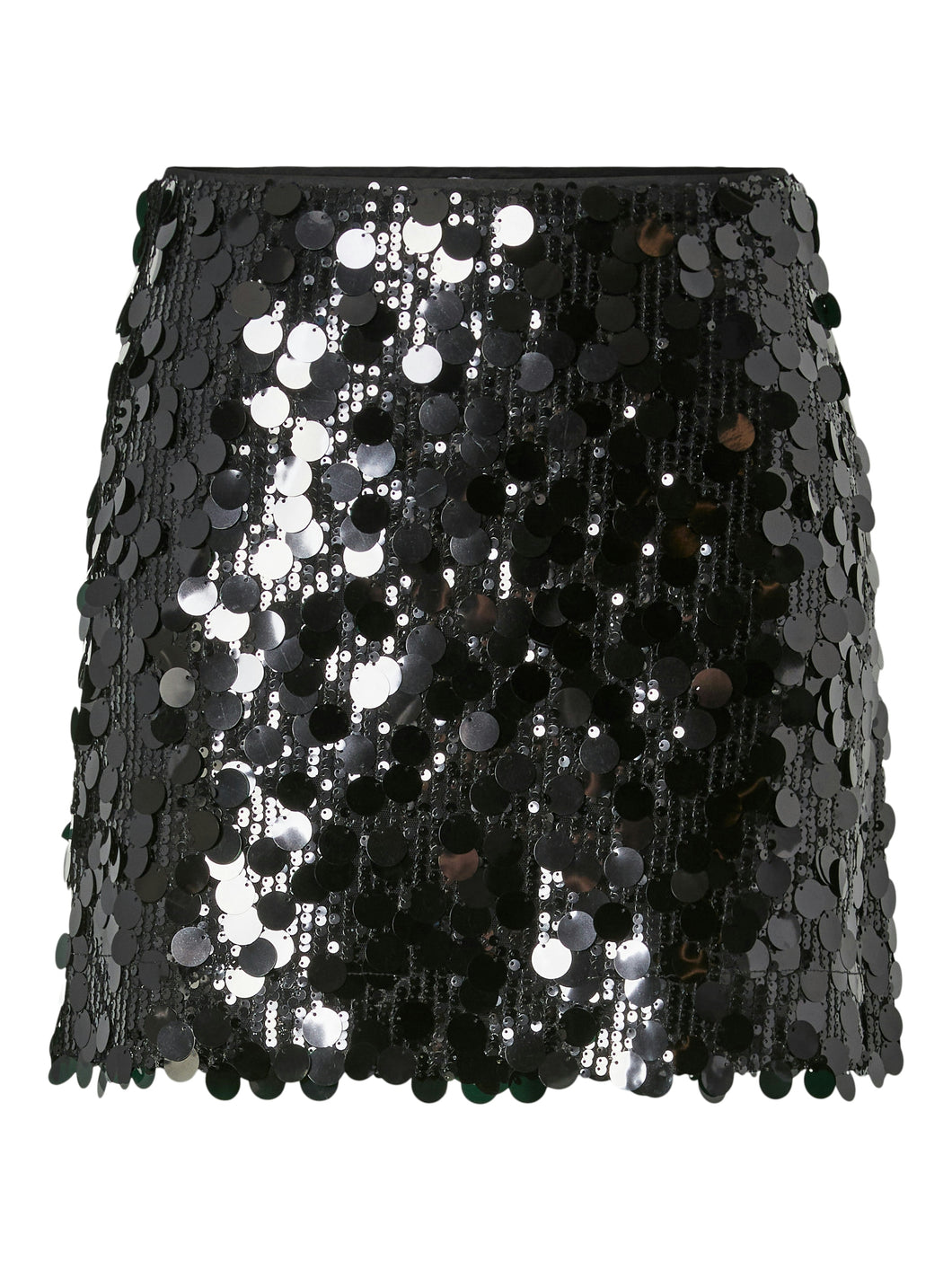 Pieces Pcmalou Sequin Mini Skirt - Black