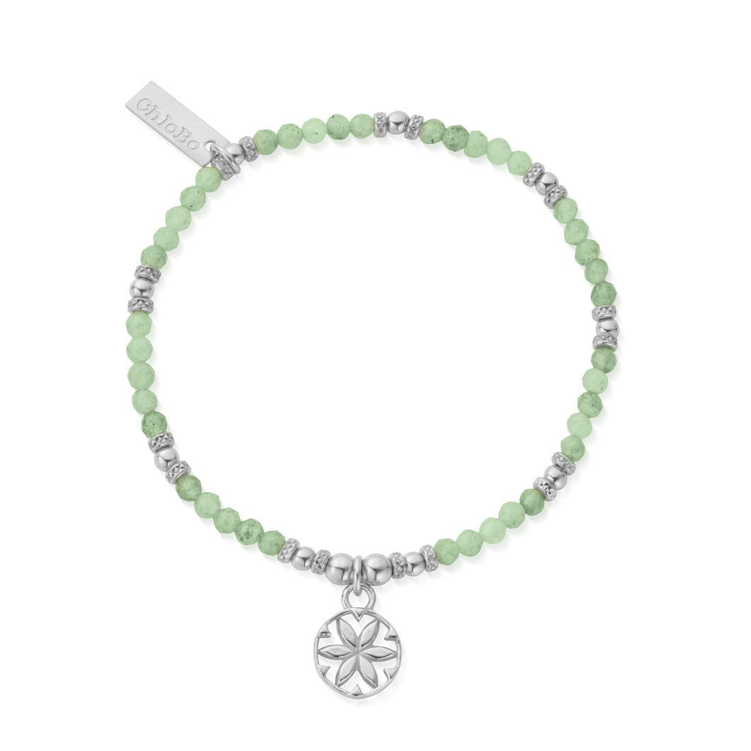 ChloBo Flower Mandala Aventurine Bracelet - SBAFR3404