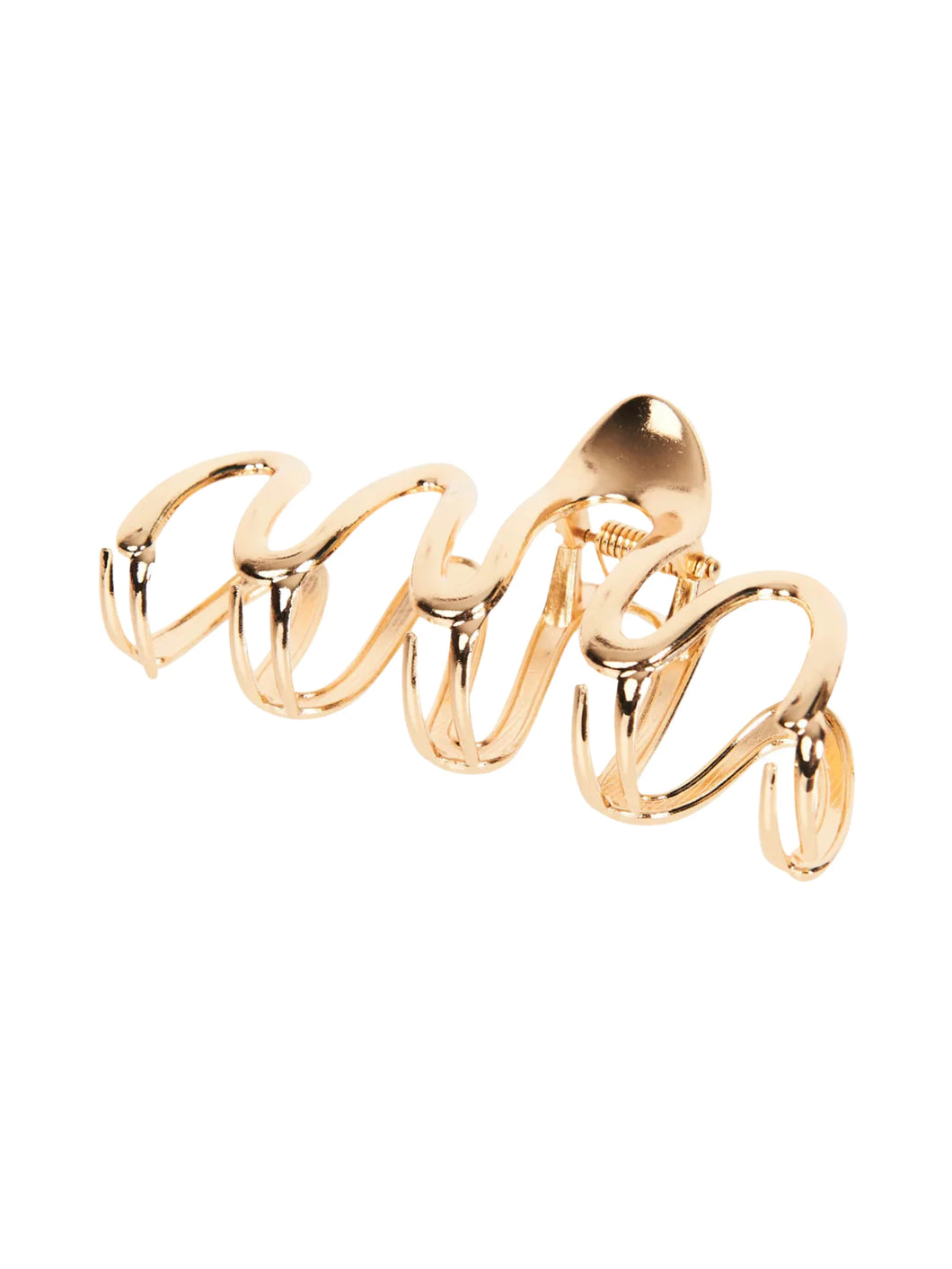 Eb & Ive Ivy Claw Hair Clip - Gold Organic