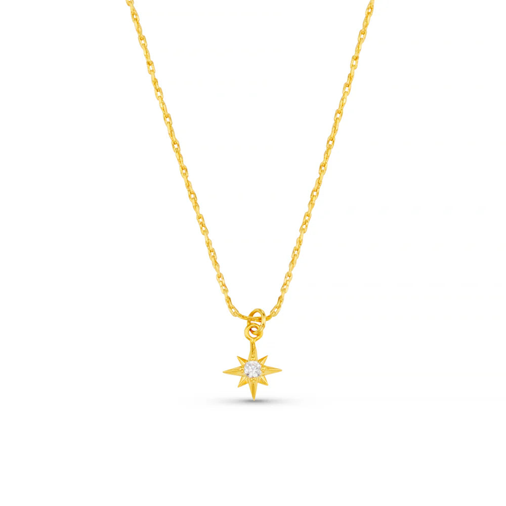 Orelia Micro Starburst Fine Collar Necklace - ORE31594