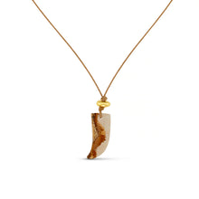 Load image into Gallery viewer, Orelia Jasper Tusk Horn Necklace - ORE40500
