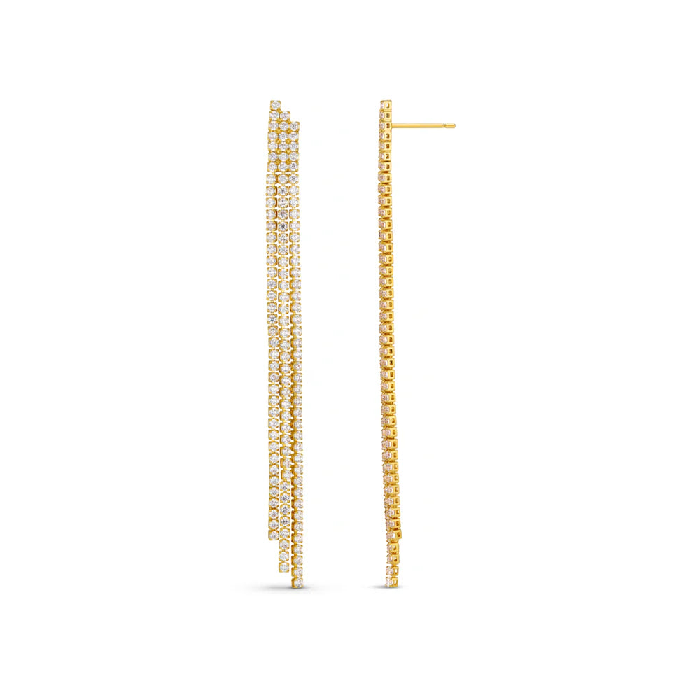 Orelia Cupchain Waterfall Drop Earrings - ORE31575
