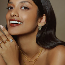 Load image into Gallery viewer, Orelia Mini Waterfall Cupchain Earrings - ORE31572
