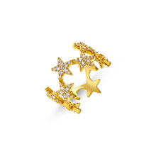 Load image into Gallery viewer, Orelia Statement Pave Star Ring - ORE31628
