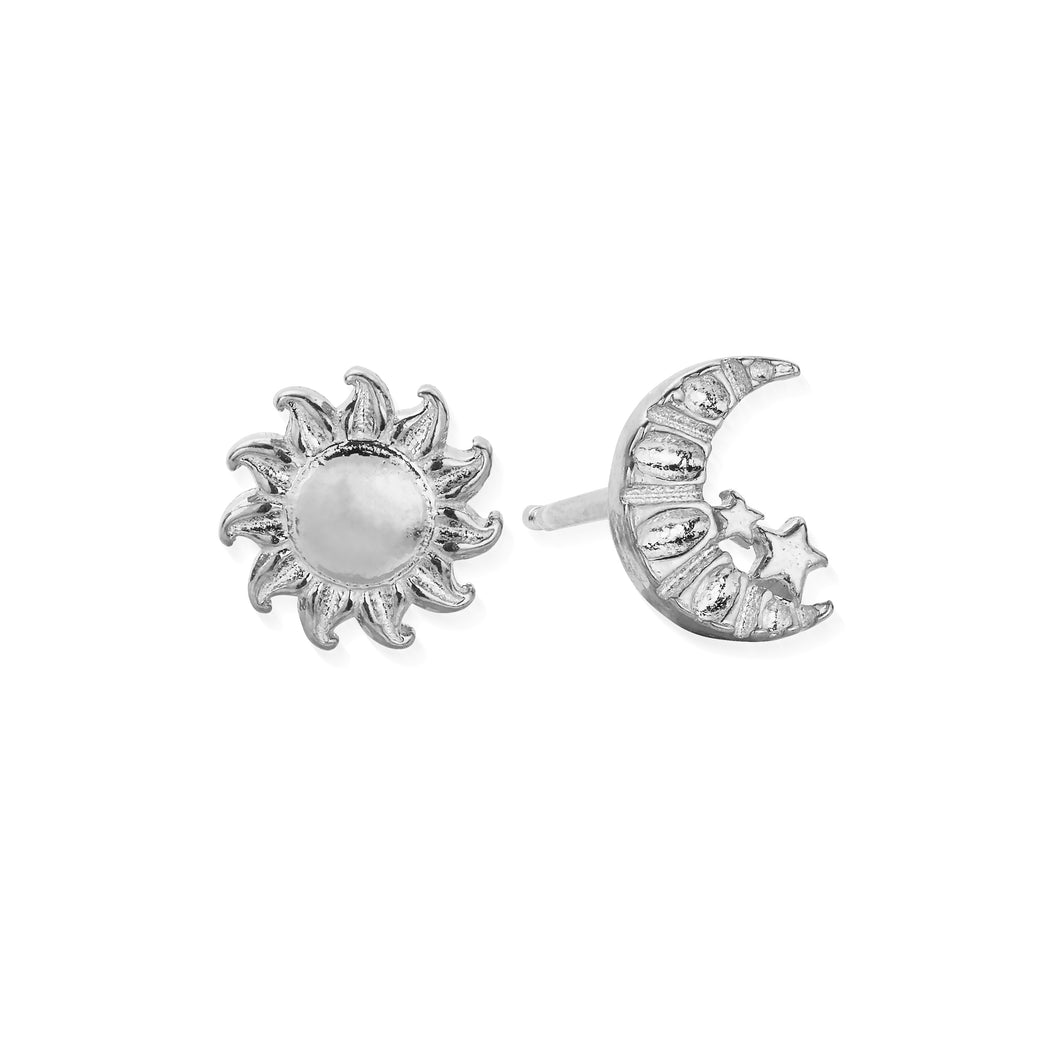 ChloBo Moon & Sun Stud Earrings - SEST3300