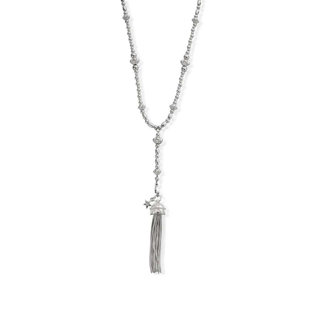 ChloBo Fearless Necklace With Mandala Tassel Pendant SNF487