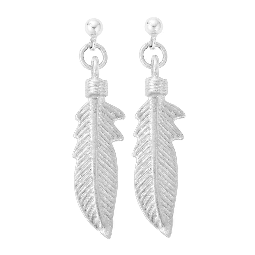 ChloBo Drop Feather Earrings SEDR158 - Village Boutique 
