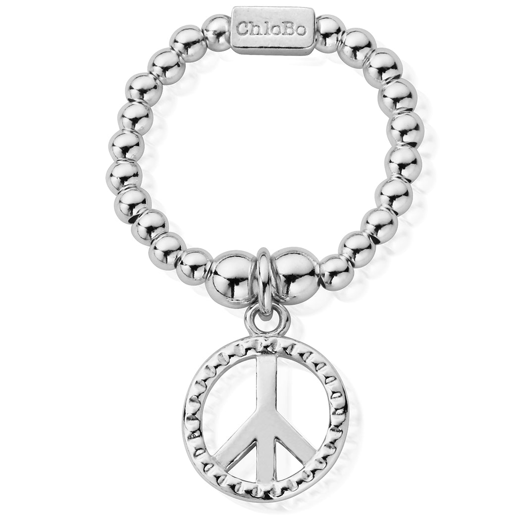 ChloBo Stud Peace Ring SRM2124 - Village Boutique 