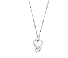 Load image into Gallery viewer, ChloBo Interlocking Heart Necklace SNDC572

