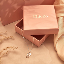 Load image into Gallery viewer, ChloBo Interlocking Heart Necklace SNDC572
