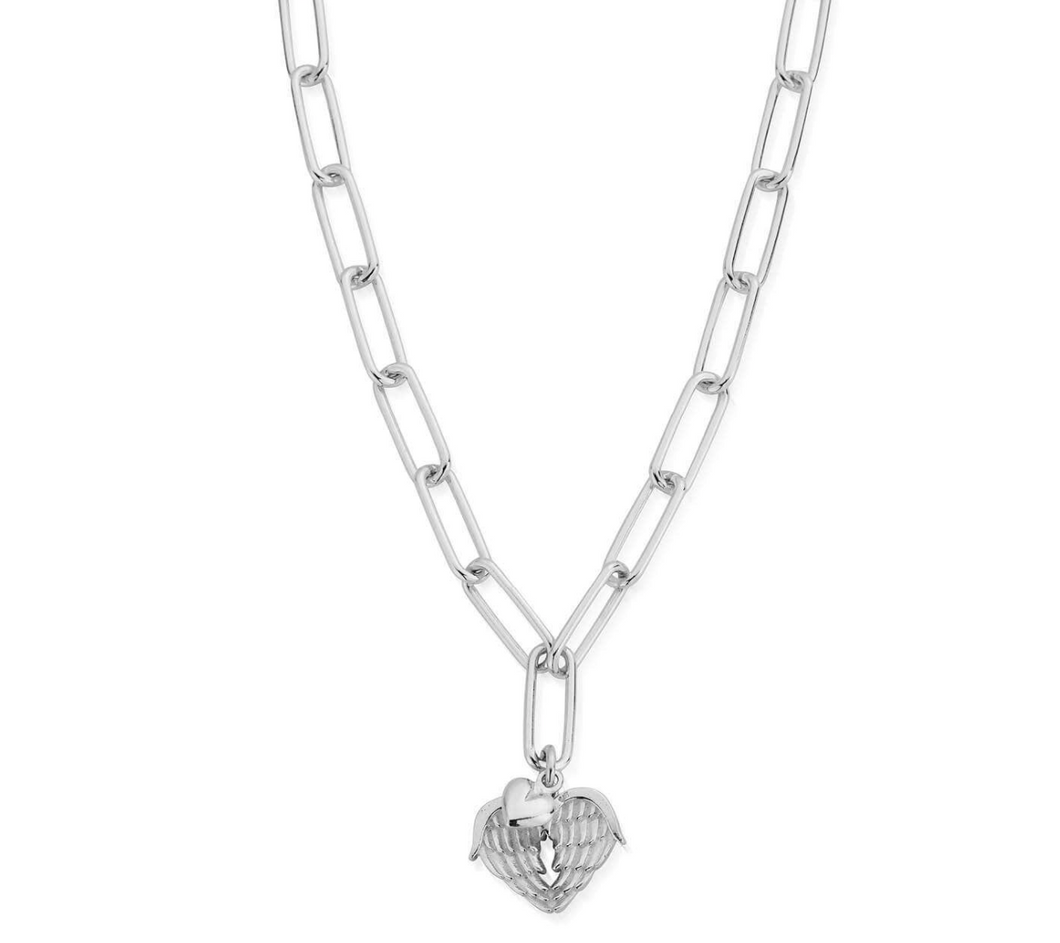 ChloBo Link Chain Faith & Love Necklace SNLC9211199