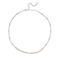 Load image into Gallery viewer, ChloBo Summer Of Love Rose Quartz Choker Necklace - SNRQPDS
