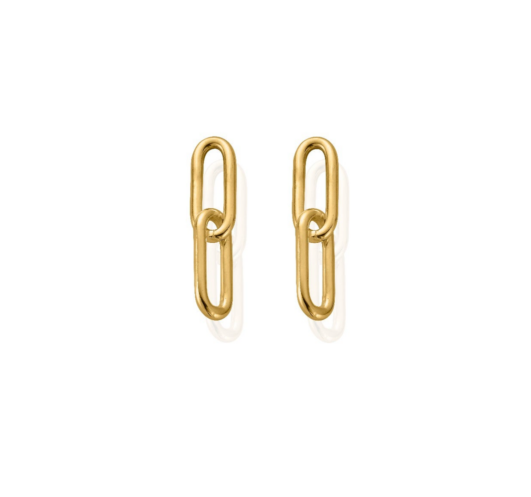 ChloBo Couture Medium Two Link Earrings - CCGER4S1