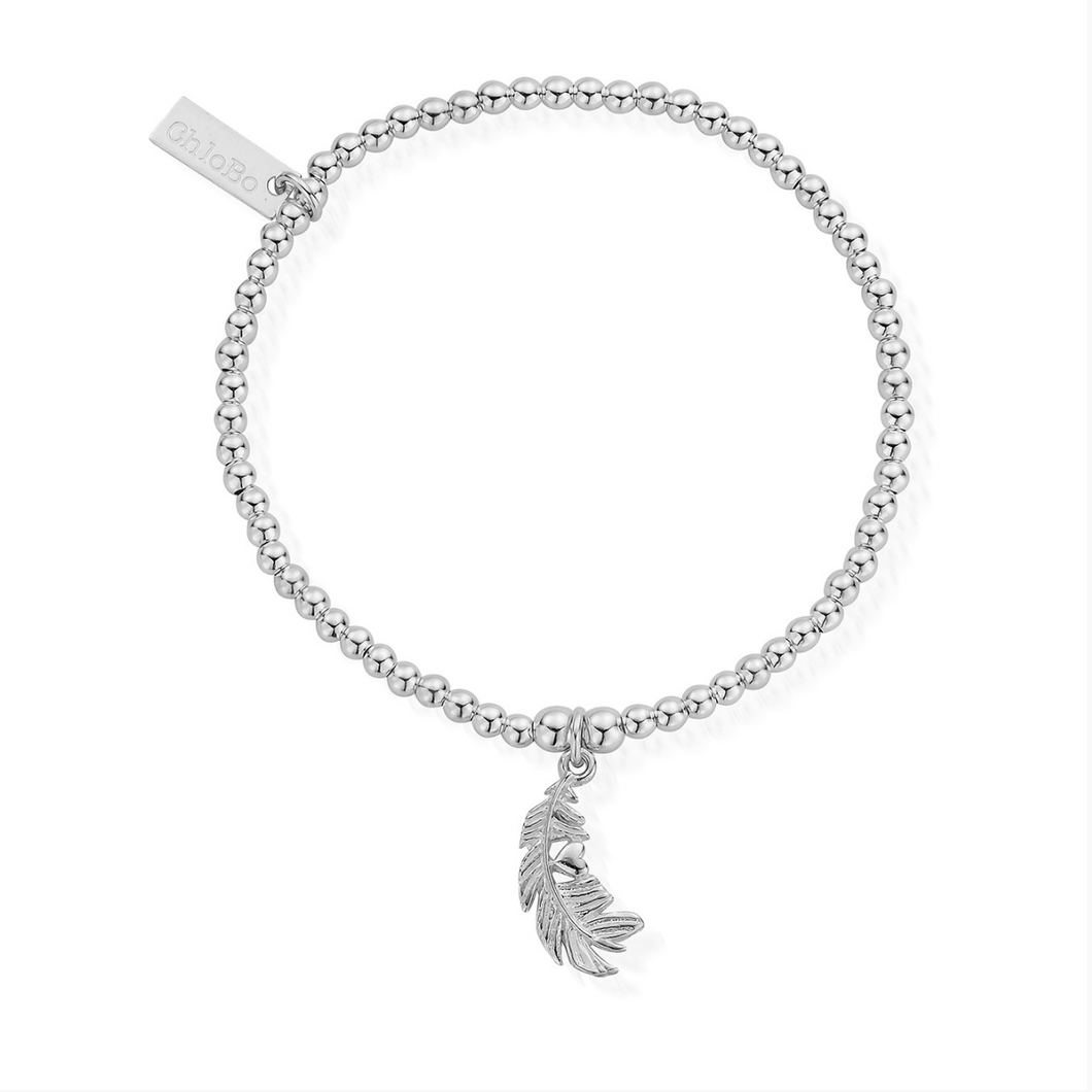 ChloBo Cute Charm Heart In Feather Bracelet SBCC596 - Village Boutique 