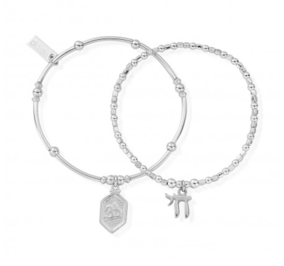 ChloBo Spiritual Set Of Two Bracelets SBSET910674 - Village Boutique 