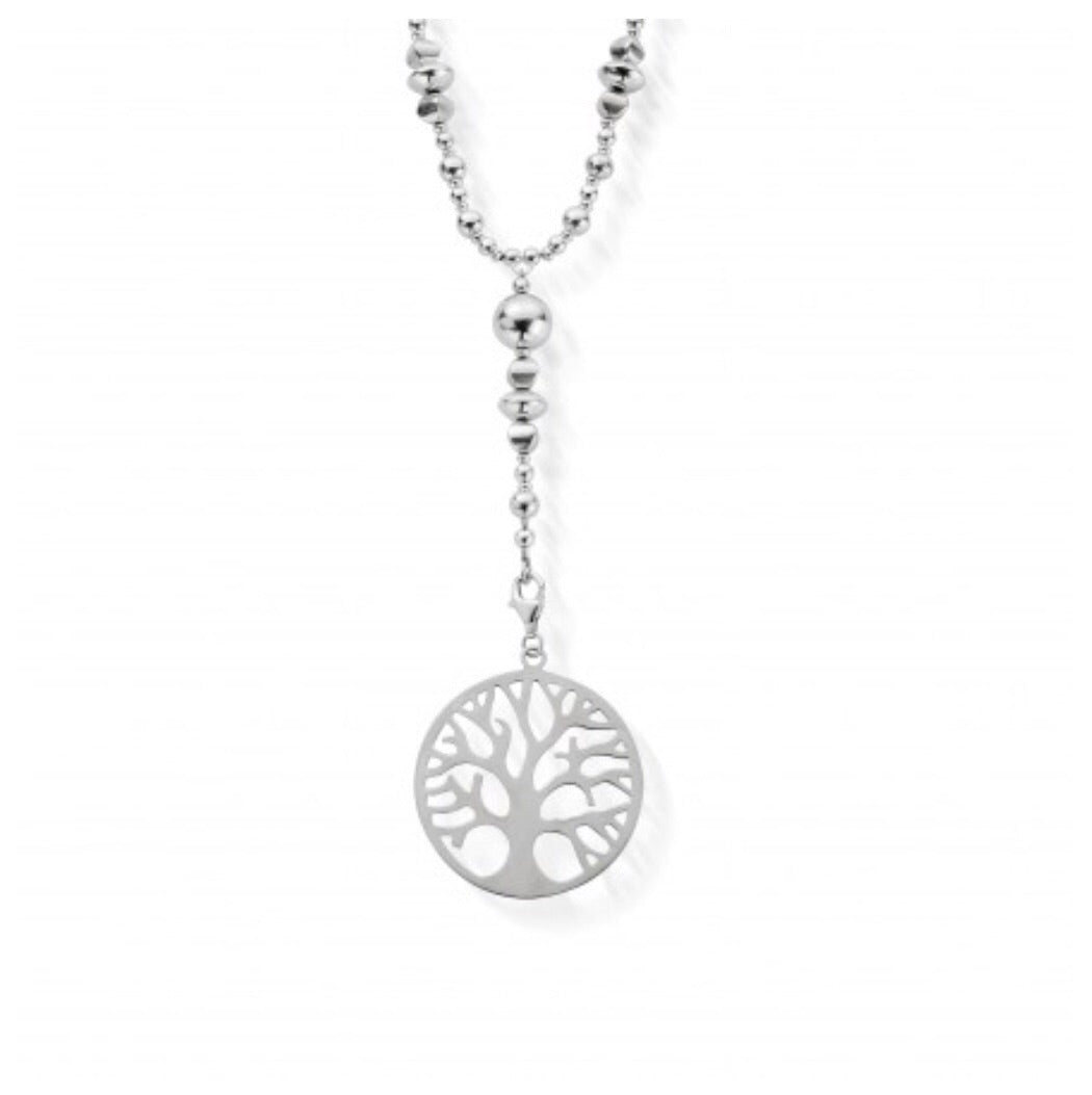 ChloBo Moss Necklace with Tree Of Life Pendant - Village Boutique 