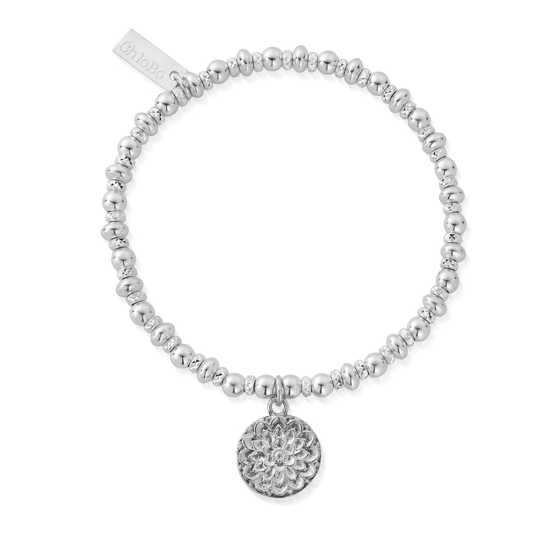 ChloBo Didi Sparkle Moon Flower Bracelet SBDS697